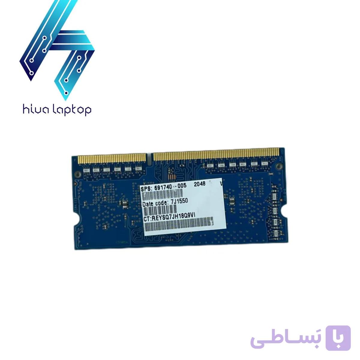 رم لپ‌تاپ ۲ گیگابایت ۱Rx16 DDR3L 1600MHz مدل HMT425S6CFR6A-PB — تصویر 1