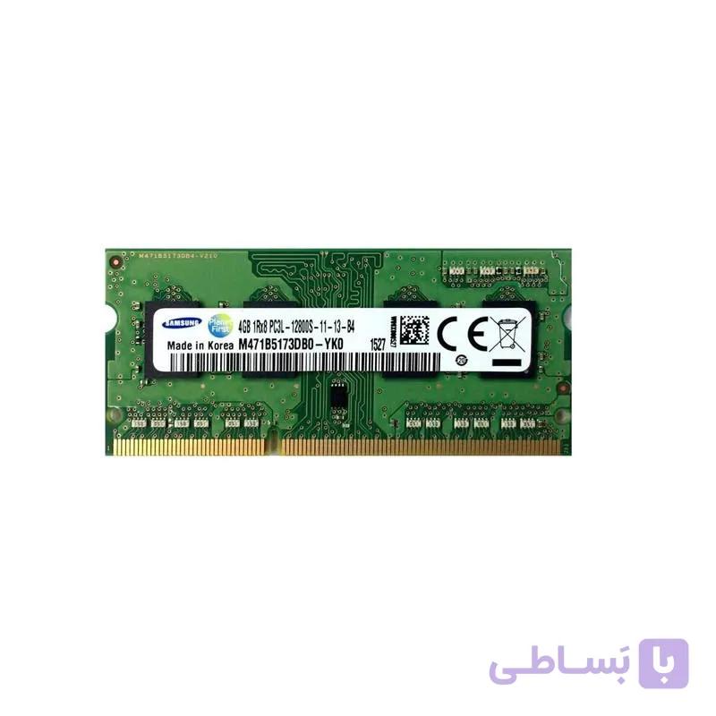 رم لپ‌تاپ سامسونگ 4 گیگابایت DDR3L 1600MHz مدل M471B5173QH0-YK0