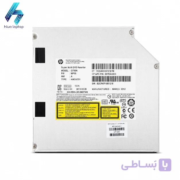 درایو DVD رایتر لپ‌تاپ HP GT50N اسلیم SATA ضخامت 12.7mm — تصویر 1