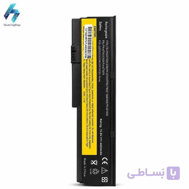 باتری لپ‌تاپ Lenovo ThinkPad X200 X201 ظرفیت 4400mAh ولتاژ 10.8V توان 48Wh — تصویر 1