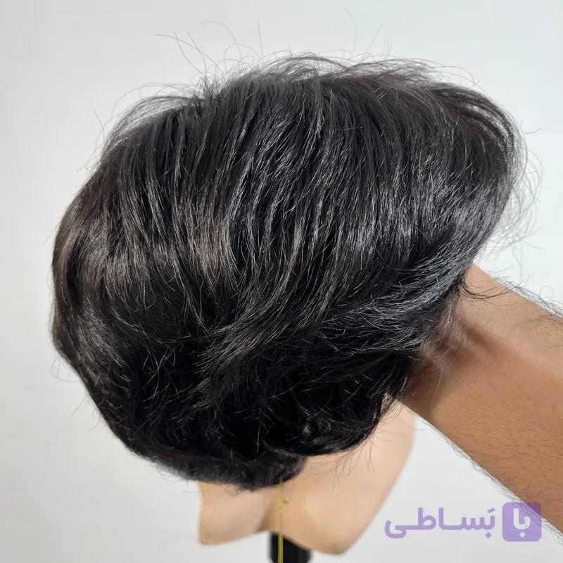 کلاه گیس مردانه / زنانه حالت پذیر کوتاه 823