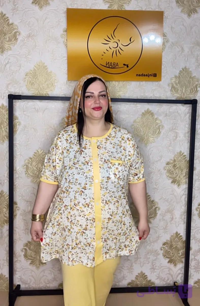 ست تی شرت و شلوار نخ پنبه ضد حساسیت نرم و لطیف و خنک