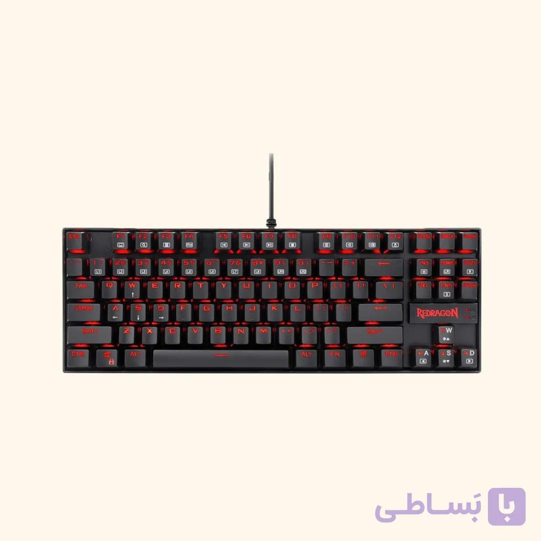 کیبورد گیمینگ با سیم ردراگون مدل KUMARA K552