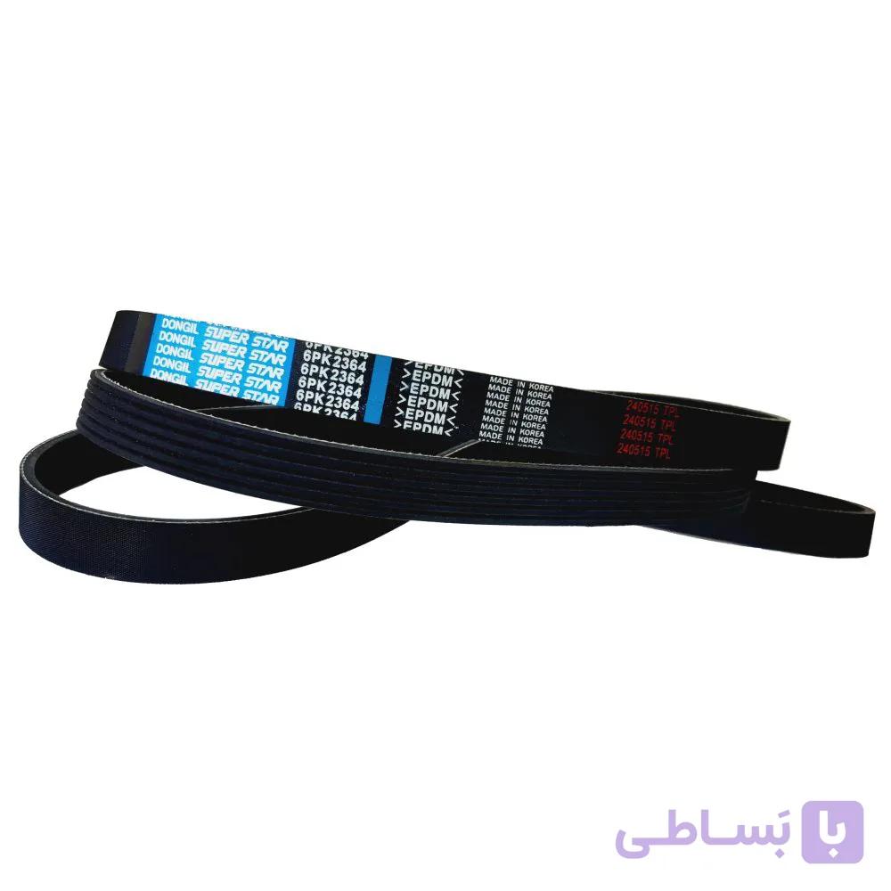 تسمه دانگیل مدل 6PK 2364 مناسب برای موتور ملی EF7 — تصویر 1