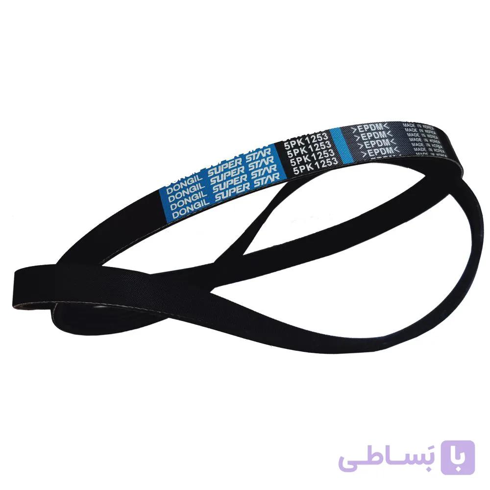 تسمه هیدرولیک و کولر دانگیل مدل 5PK1253 مناسب برای پژو SLX — تصویر 1