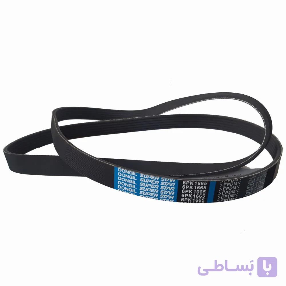 تسمه دینام دانگیل مدل 6PK 1665 مناسب برای پژو 405 موتور XU7 — تصویر 1