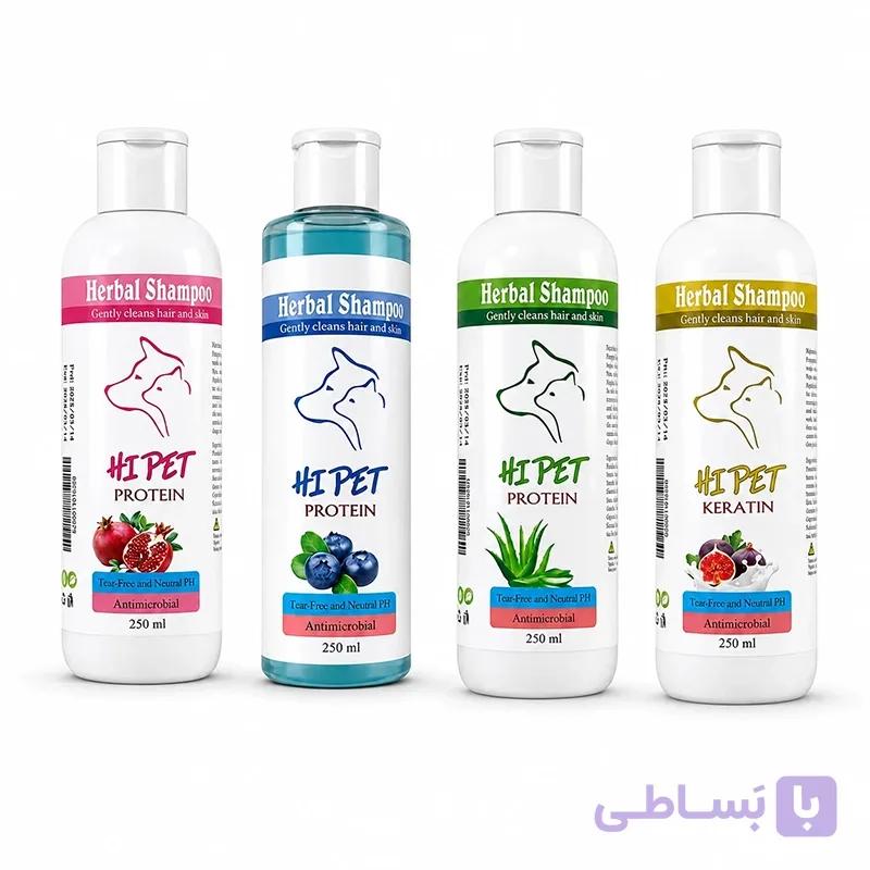 شامپو گیاهی سگ و گربه HI PET با ۴ عصاره طبیعی — تصویر 1