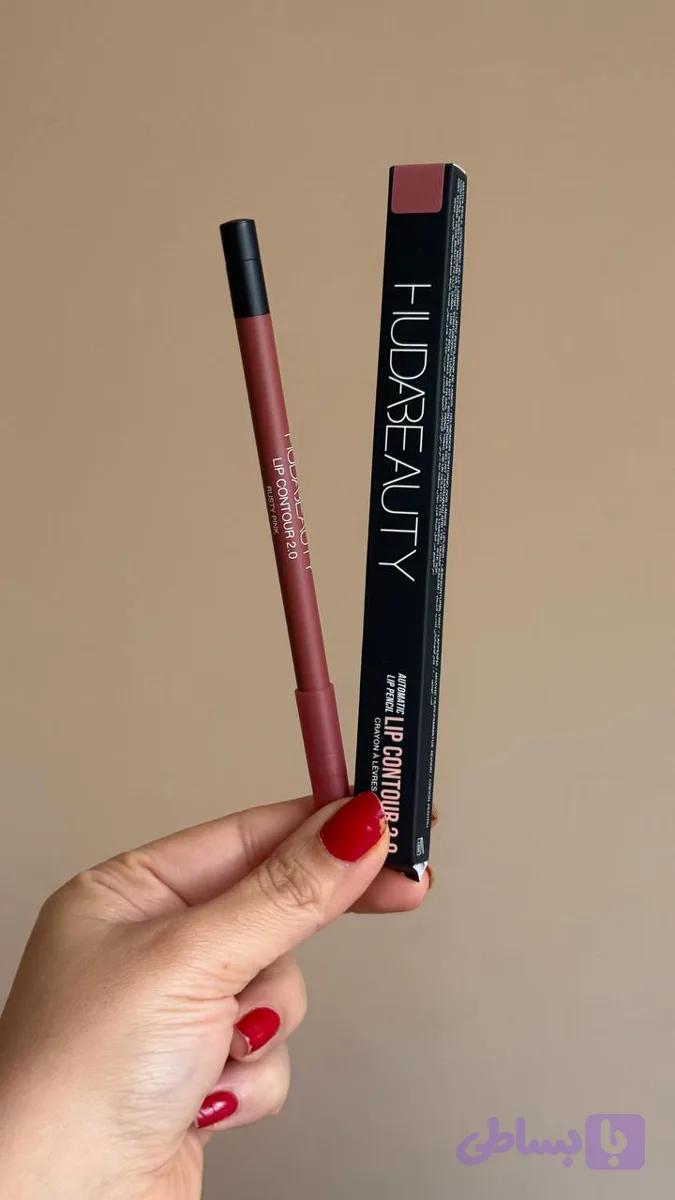 مداد لب هدی بیوتی رنگ rusty pink