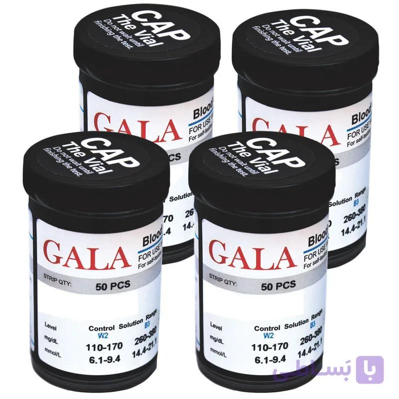 نوارتست قندخون گالا مدل OK-2AJ چهار بسته 50 عددی — تصویر 1