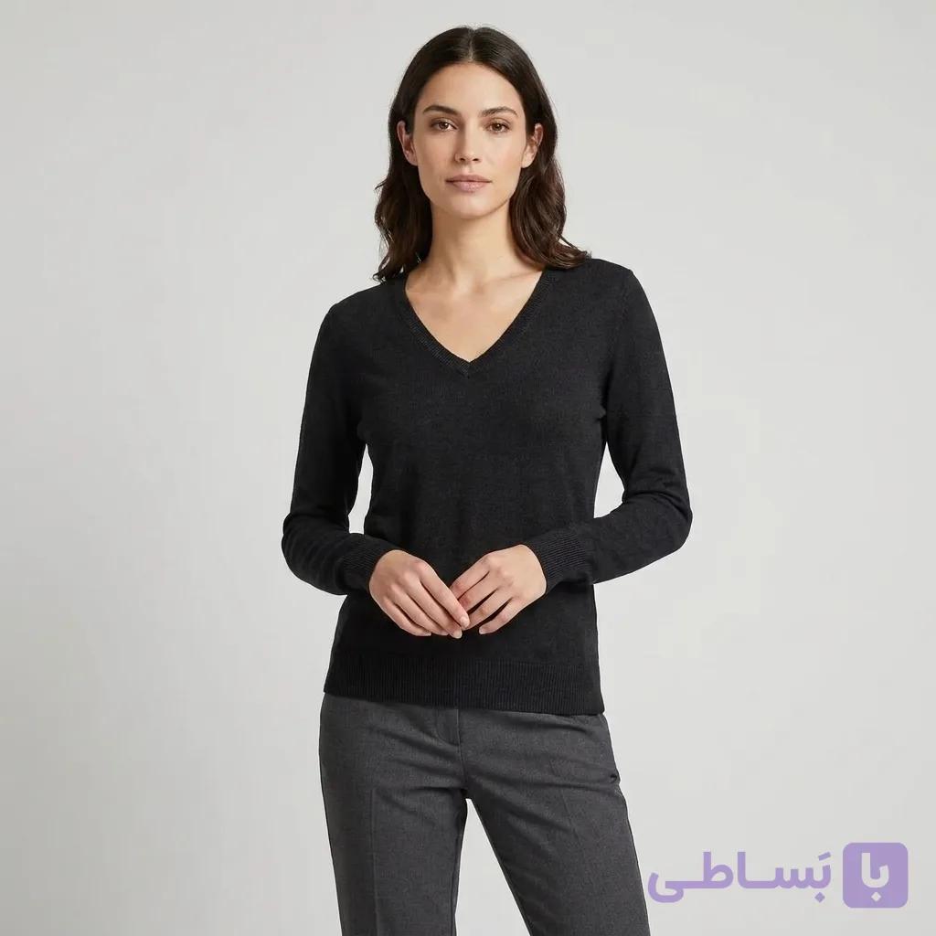 پلیور زنانه H&M classic مدل 1811 — تصویر 1