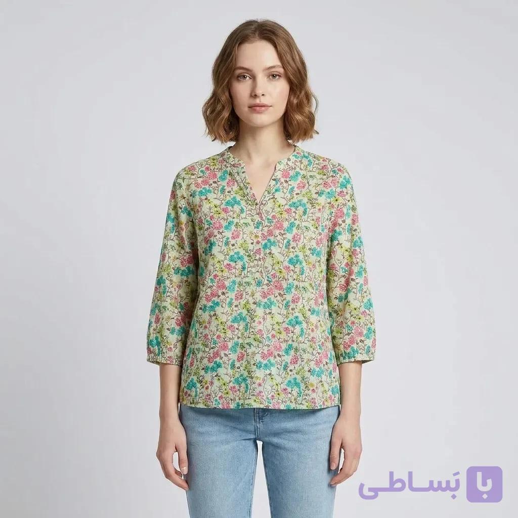 شومیز زنانه وارداتی مدل 1339 — تصویر 1