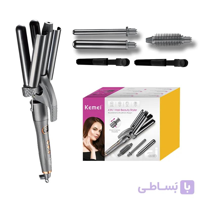 فر کننده و حالت دهنده حرفه ای مو کیمی مدل KM-9207 — تصویر 1