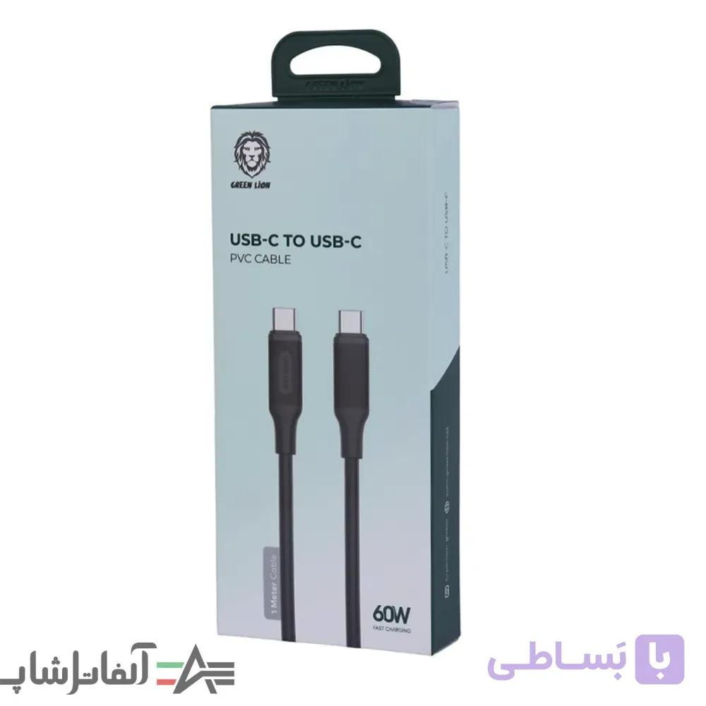 کابل گرین لاین PVC TYPE_C TO LIGHTNING — تصویر 1