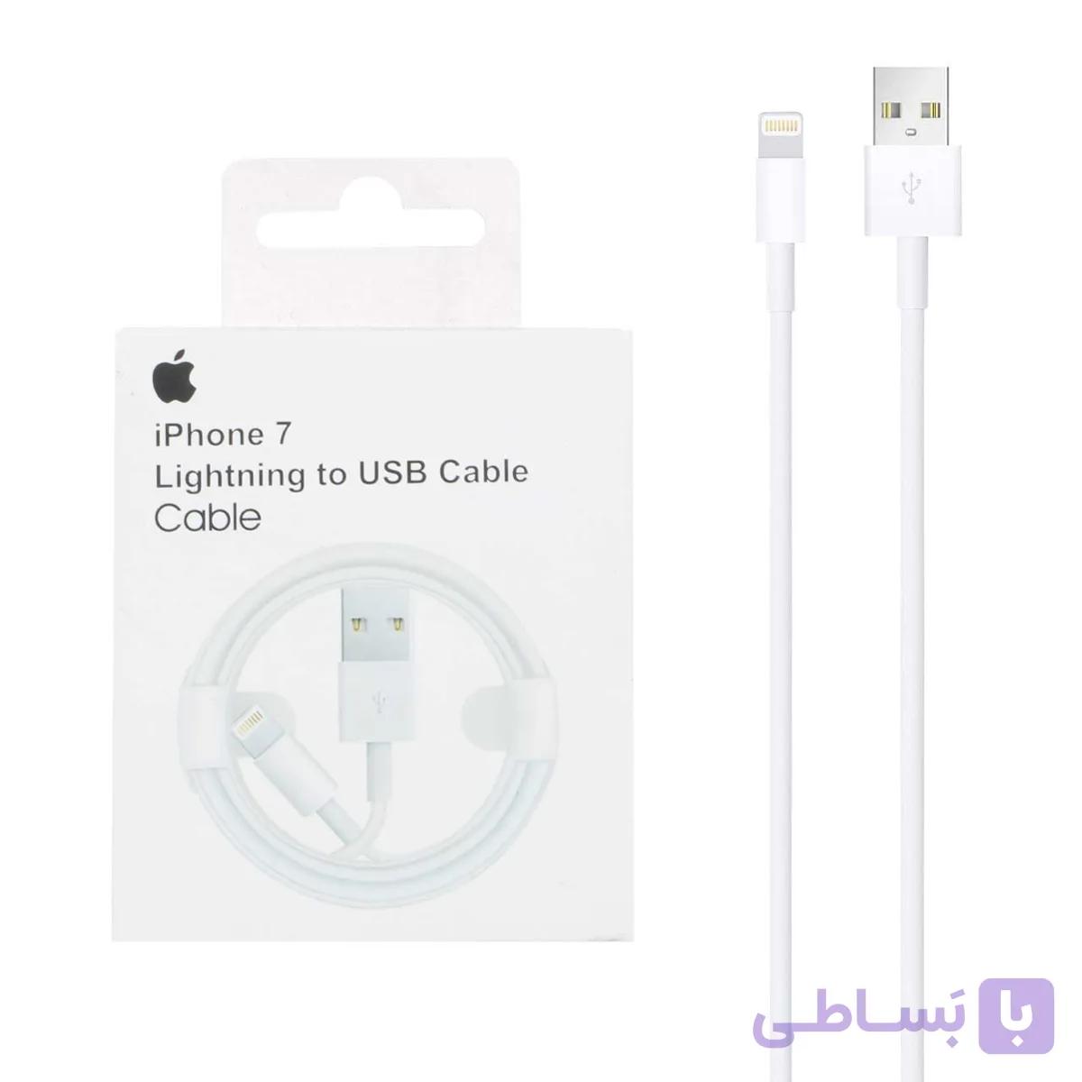 کابل lightning آیفون مدل iPhone 7 — تصویر 1