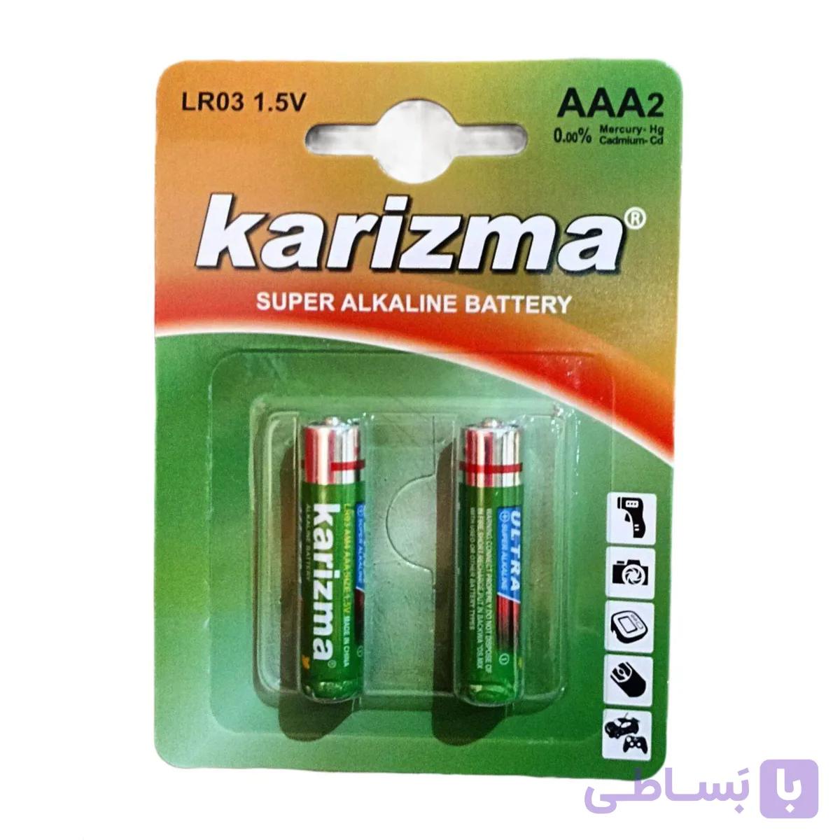 باتری قلمی آلکالین Karizma مدل super alkaline