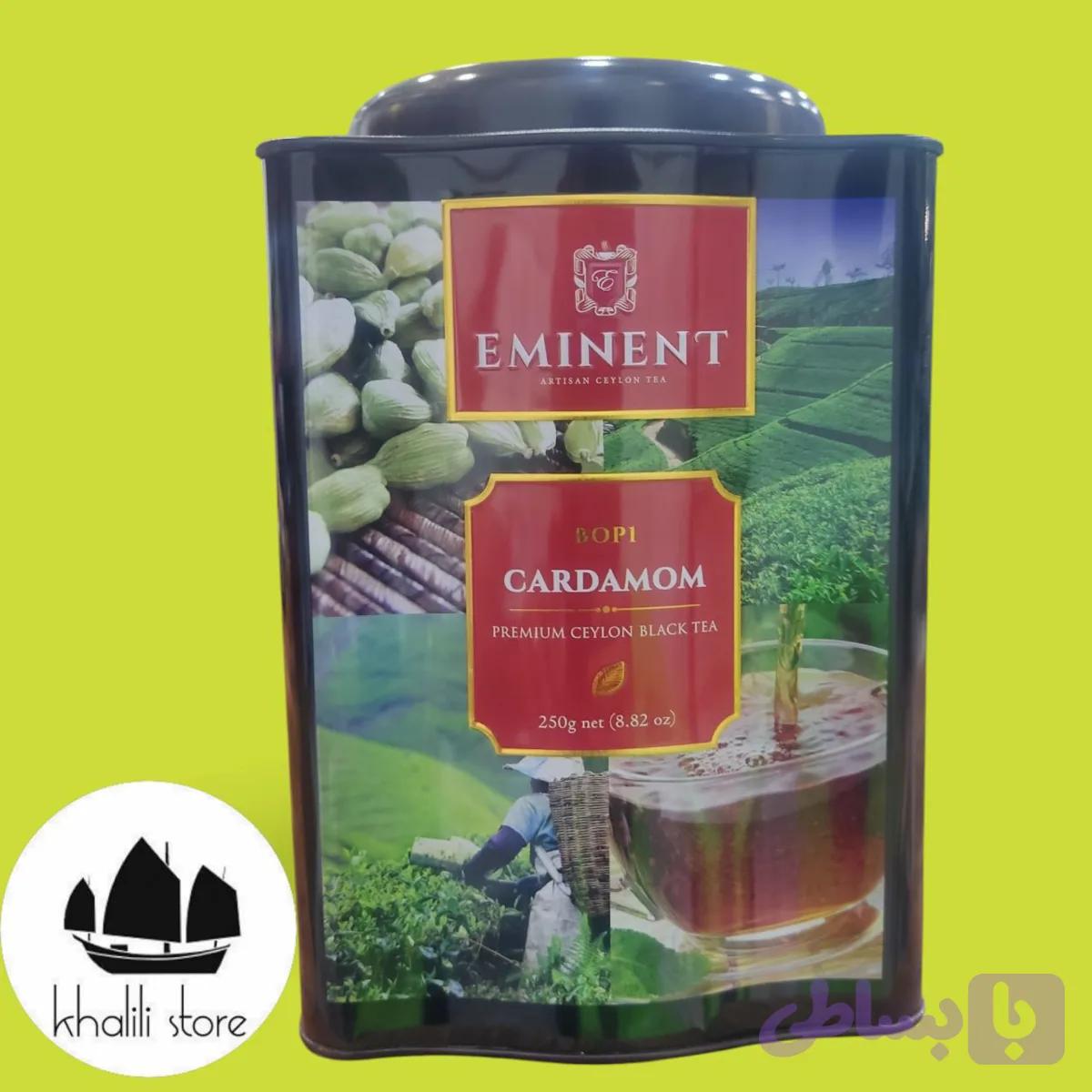 چای امیننت قوطی فلزی با طعم هل