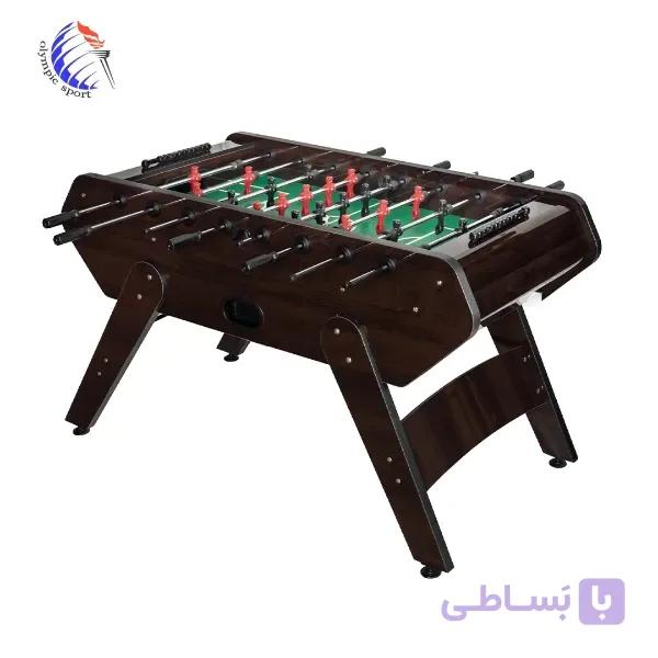 فوتبال دستی s20 صادراتی گردویی 206 (قهوه ای تیره )