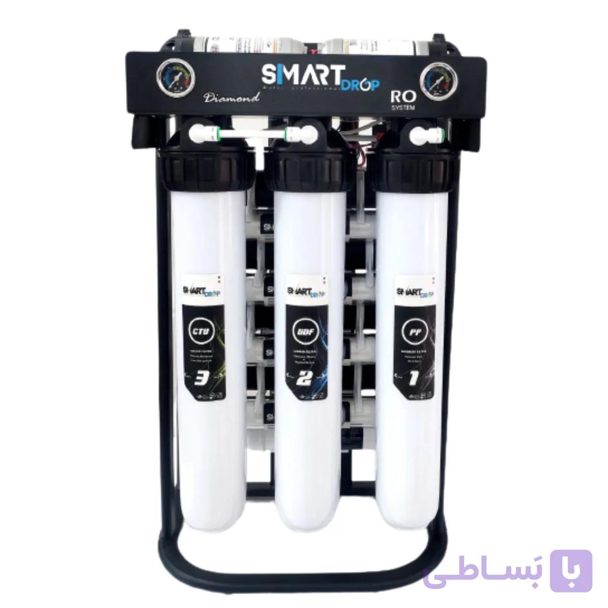دستگاه تصفیه آب نیمه صنعتی 800 گالن اسمارت دراپ مدل diamond plus