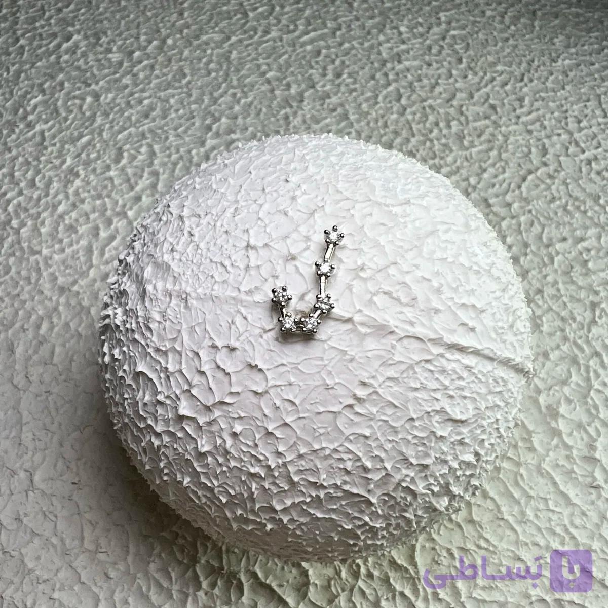 پیرسینگ گوش جواهری ستاره دنباله دار کد 124 — تصویر 1