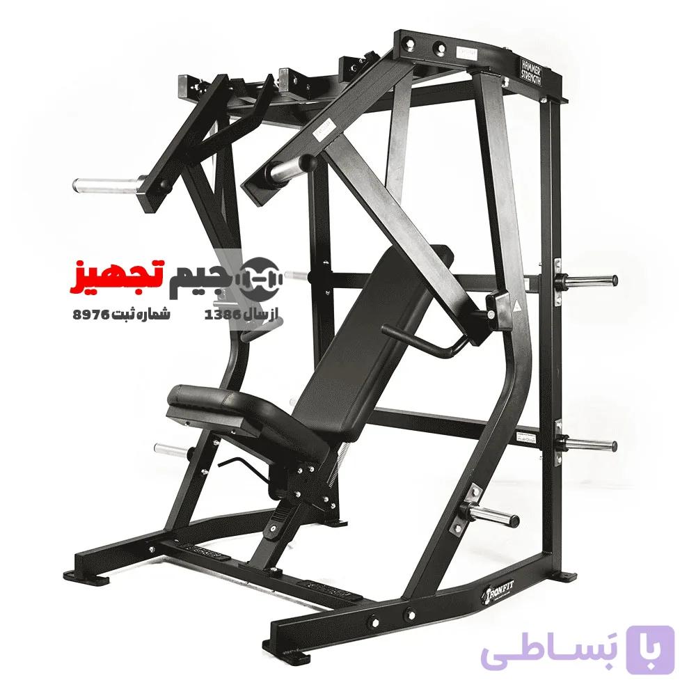 دستگاه پرس زیر سینه وزنه آزاد هامر آیرون فیت PLH4040 — تصویر 1