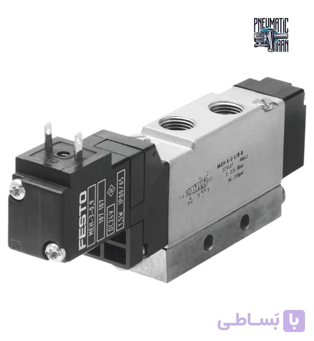 شیر برقی پنوماتیک سری festo برند Meh