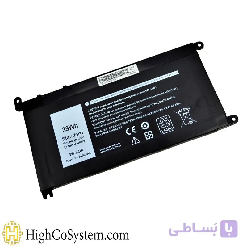 باتری لپ تاپ Dell Inspiron 5567 مدل WDXOR ظرفیت 3400mAh — تصویر 1