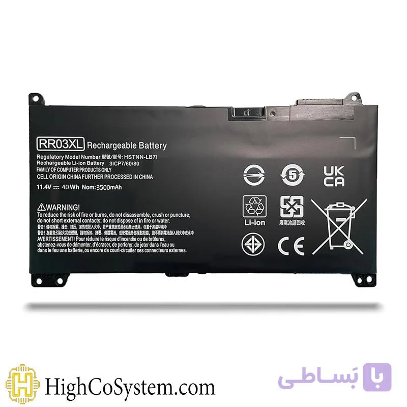 باتری لپ تاپ HP ProBook 450 G5 مدل RR03XL با ظرفیت 3500mAh — تصویر 1