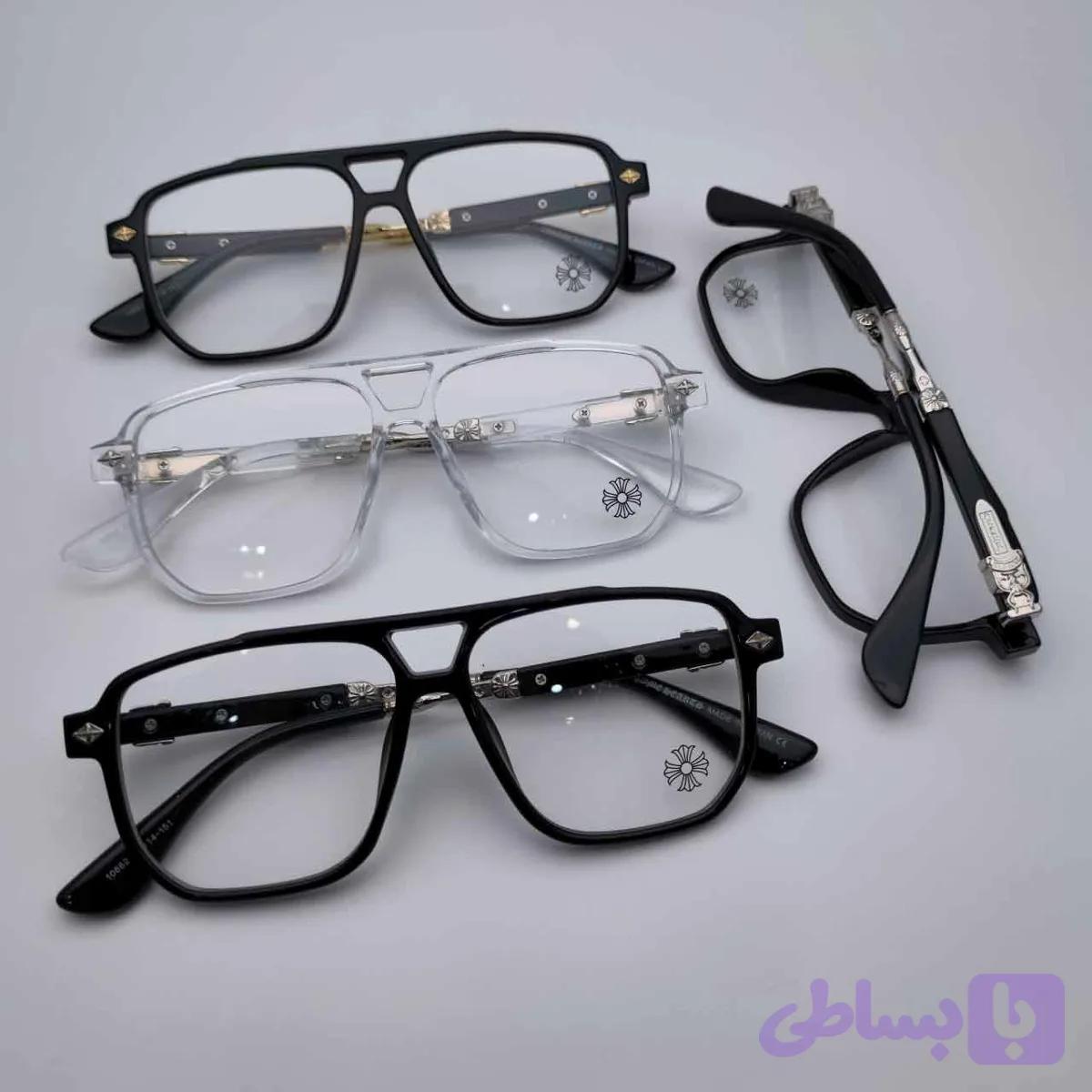 فریم عینک طبی کروم هارتز کد Chrome Hearts 622 — تصویر 1