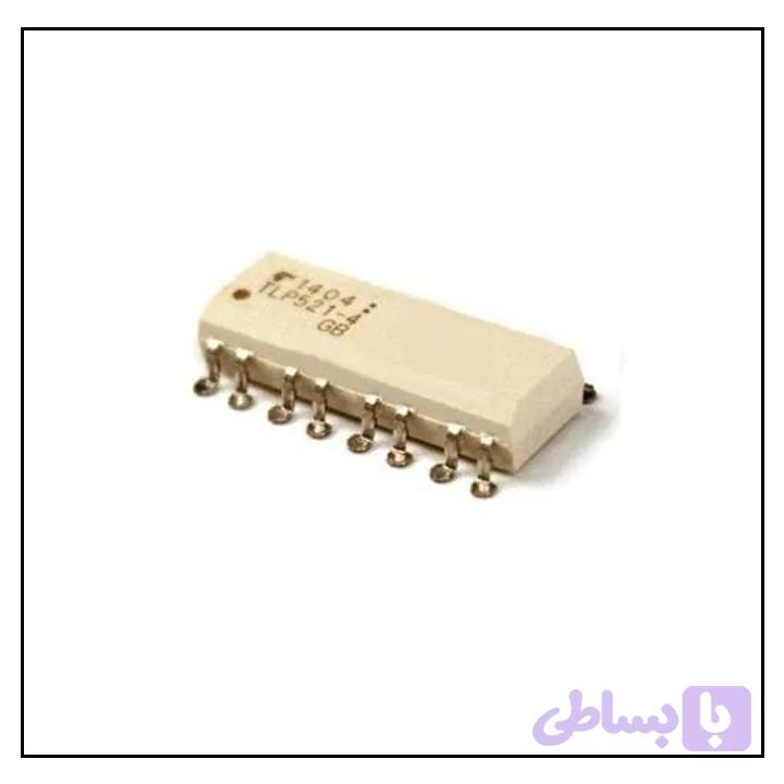 آی‌سی اپتوکوپلر چهار کاناله TLP521-4SM اصل Toshiba با خروجی ترانزیستوری