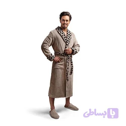 حوله تن پوش پودایران مدل جگوار رنگ خاکی