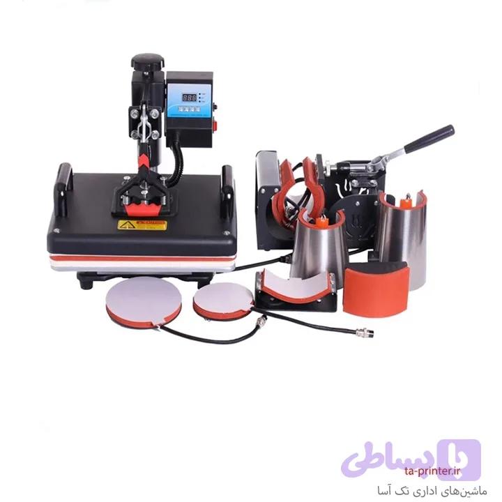 دستگاه پرس حرارتی سابلیمیشن ۸ کاره QTECH