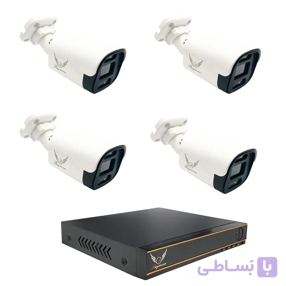 پک سیستم امنیتی 2 مگاپیکسل میکروفون دار رایمون مدل RP-2MP-MIC-4C-35 — تصویر 1