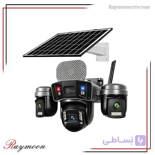 دوربین مینی اسپید دام 3 لنز سولار سیم کارتی اوکم مدل O-Kam TL4A — تصویر 1