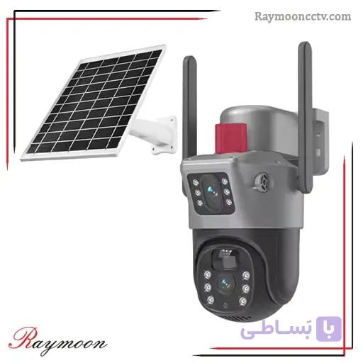 دوربین پنل خورشیدی سیم کارتی دو لز v380 مدل 832YD-HS-4G — تصویر 1