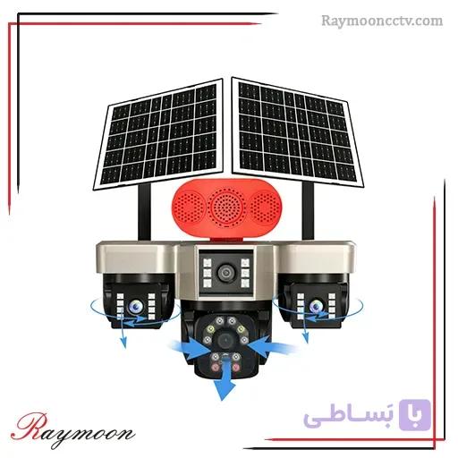 دوربین مینی اسپیددام هوشمند 4 لنز سولار سیم کارتی AOV مدل HiEasy V720 — تصویر 1