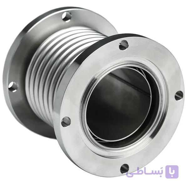 لرزه گیر آکاردئونی ساده دو جداره فلنجدار PN10