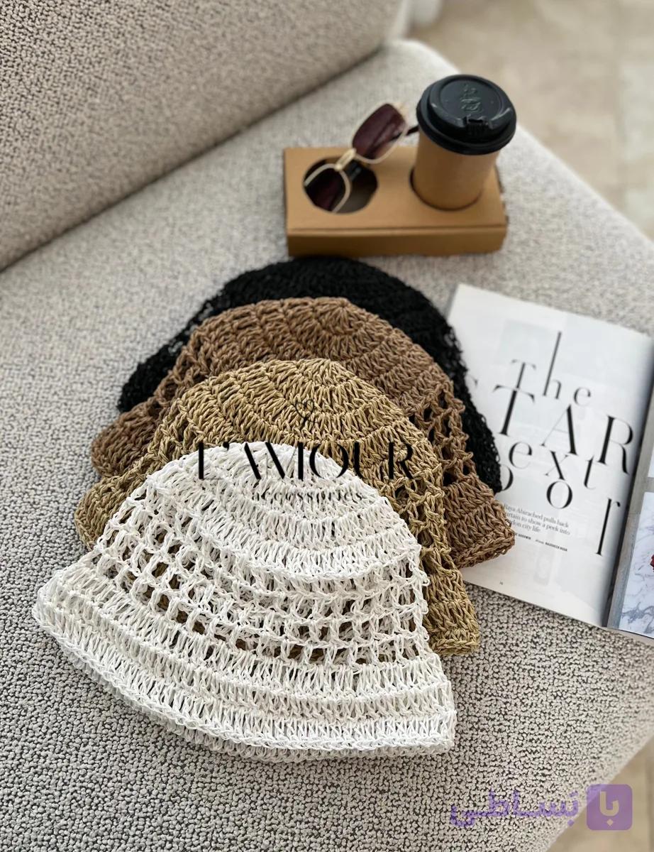کلاه رافیا پنجره ای