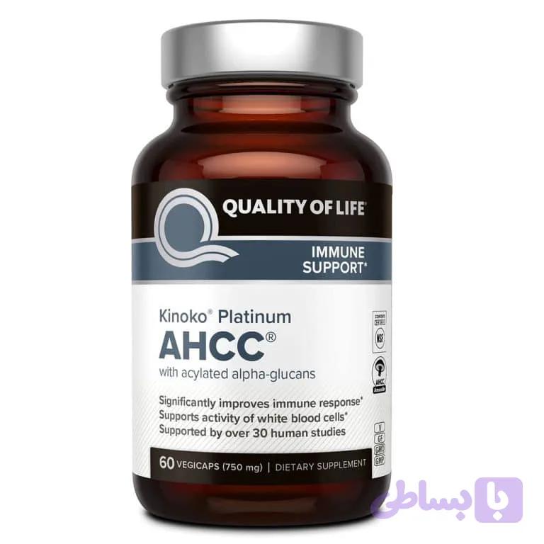 کپسول AHCC مدل Platinum 750mg — تصویر 1