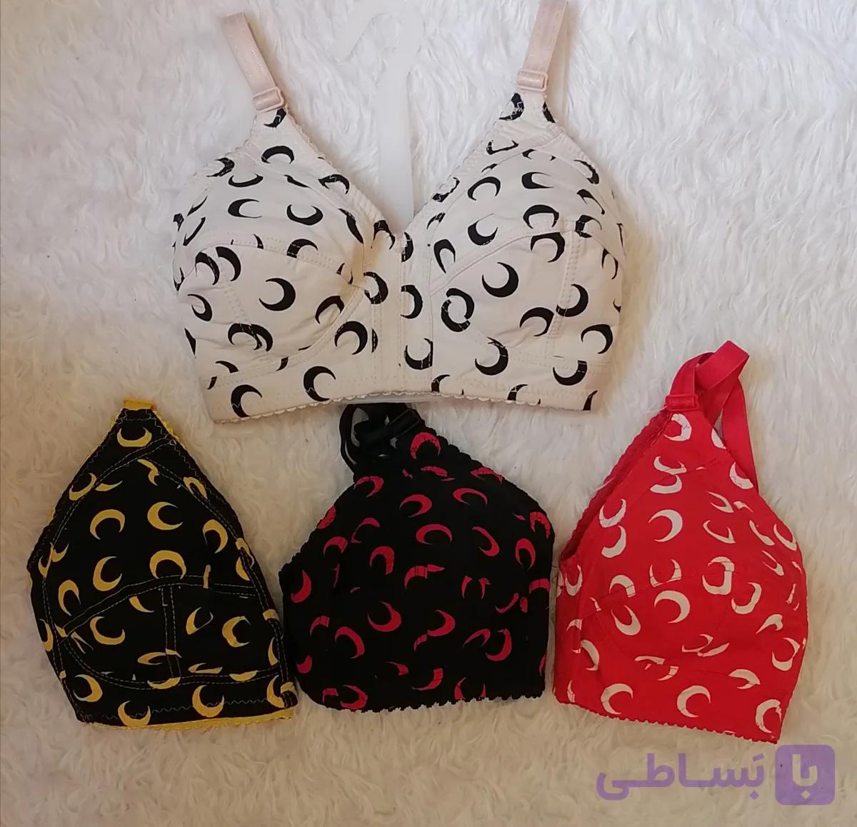 سوتین تترون طرح ماه کد 299 — تصویر 1