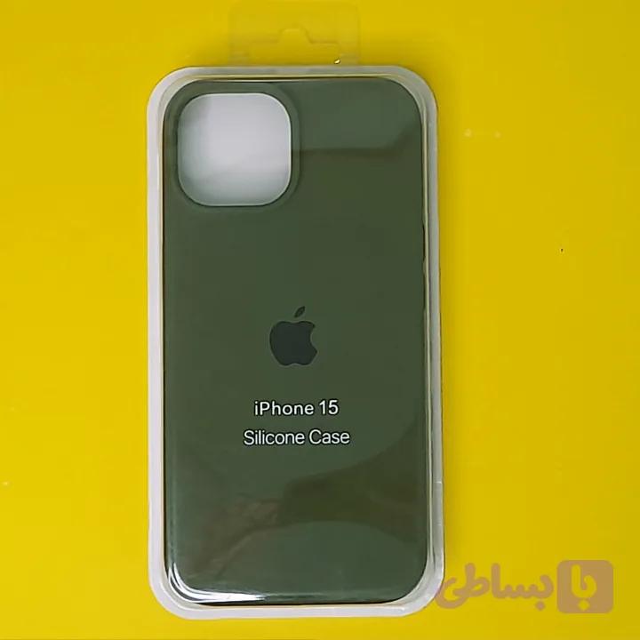 قاب گوشی آیفون iPhone 15 مدل سیلیکونی — تصویر 1