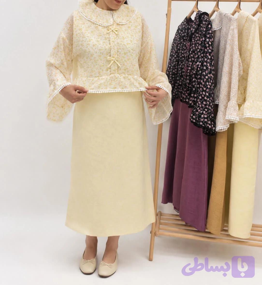 شومیز سارافون شانتون حریر بهار