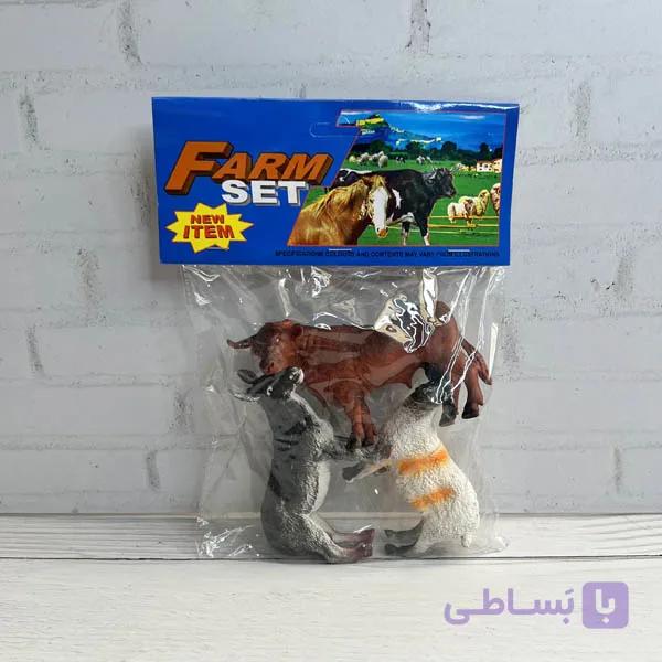 فیگور حیوانات مزرعه سه عددی — تصویر 1