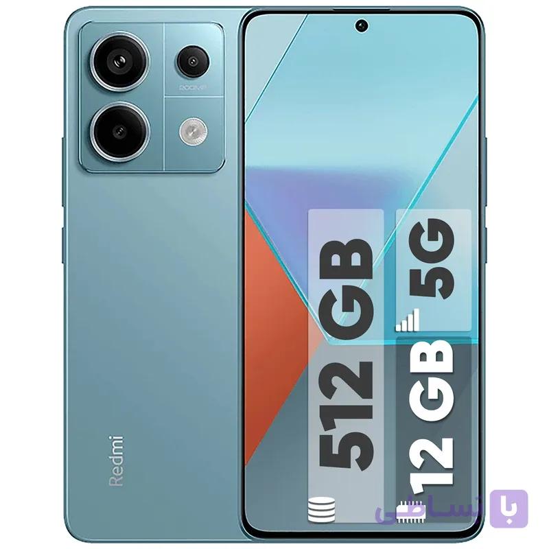 گوشی شیائومی Redmi Note 13 Pro 5G | حافظه 512 رم 12 گیگابایت — تصویر 1