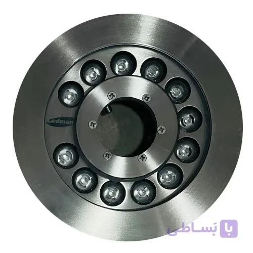 چراغ فواره ای استیل ۳۶ وات فول‌کالر