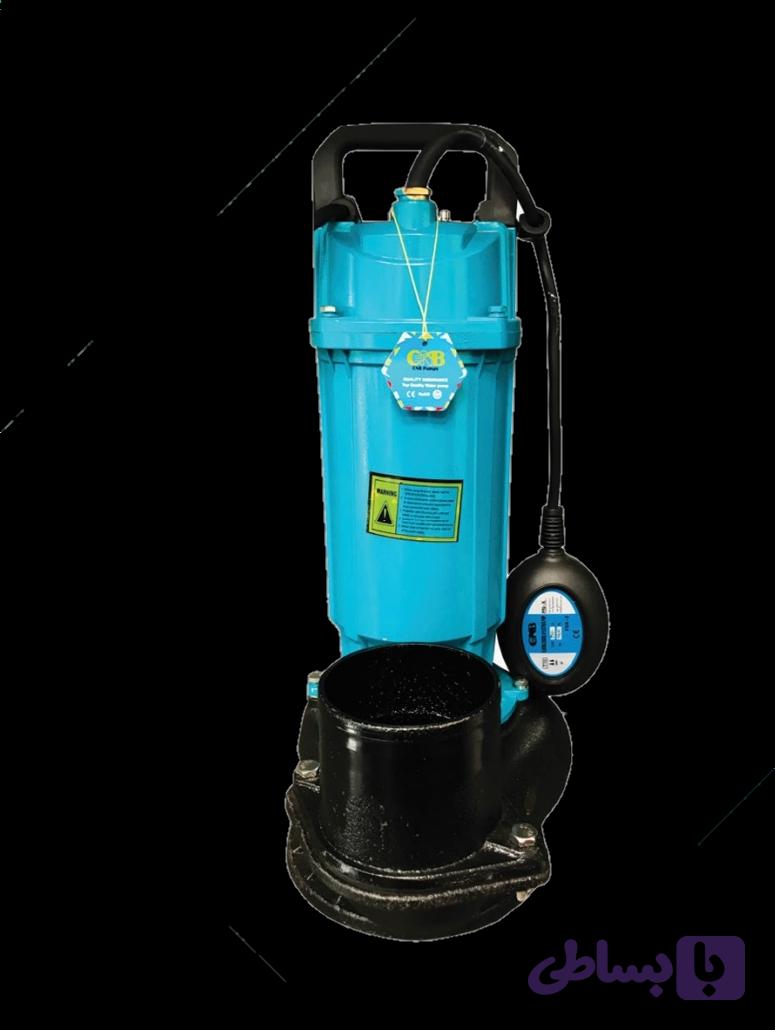 کفکش سی ان بی ۱۵ متری ۳ اینچ فلوتردار تکفاز CNB QDX40-15-1/5F-"3 | پمپ کف کش سه اینچ تک فاز