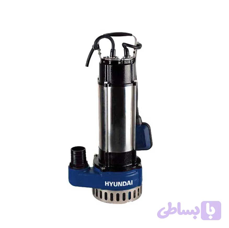پمپ کفکش هیوندای ۳۰ متری ۲ اینچ بدنه استیل فلوتردار مدل HYUNDAI-HP1130 | کف کش دو اینچ