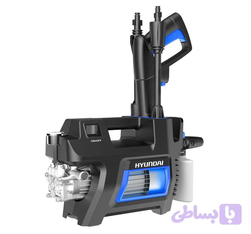 کارواش صنعتی ۱۰۰ بار هیوندای تک فاز ۱۴۰۰ وات القایی مدل HYUNDAI - HP1430 | کارواش فشار قوی صنعتی کره ای