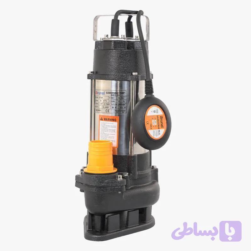 لجن کش ۱۸ متری ۲ اینچ ۱/۵ اسب فلوتر دار برونل تنه استیل V1100F