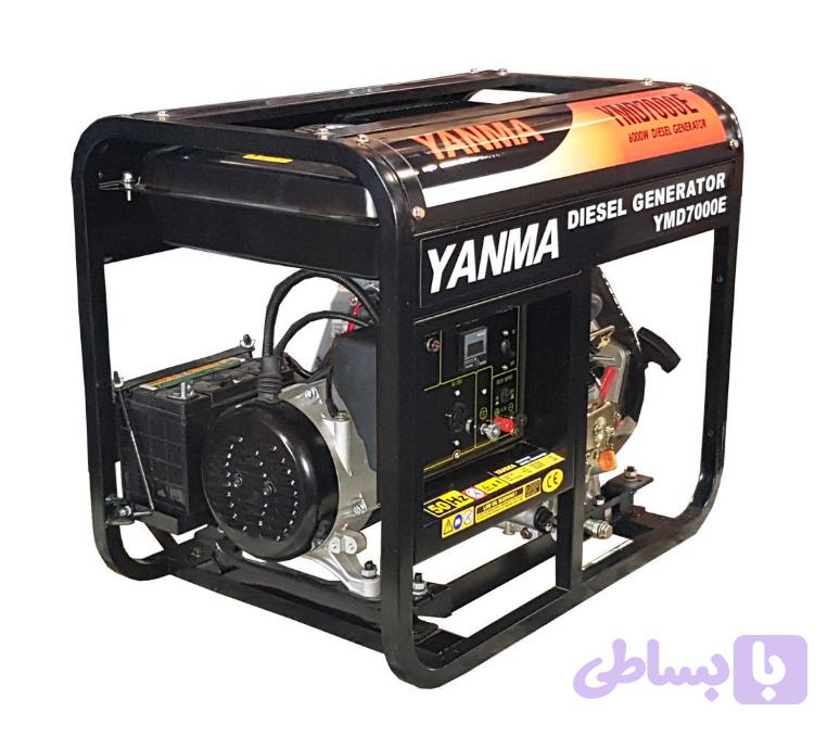 موتور برق دیزلی تک فاز ۶/۵ کیلووات استریم | گازوئیلی ۶ هزار و پانصد YMD7000E