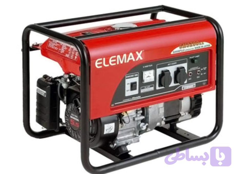 موتور برق ۷ کیلووات الیماکس بنزینی استارتی تکفاز دل EL9600EXE | موتور برق 7000 وات